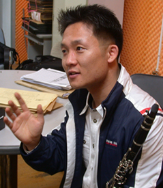 더 나은 연습환경이 필요하다고 말하는 홍보간사 류은영씨.