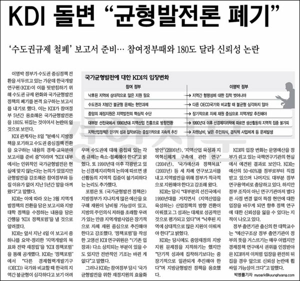 <경향신문> 2월 9일자 2면(종합)