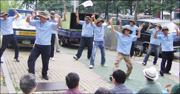 통일선봉대 공연(사진.평화뉴스 유지웅 기자)