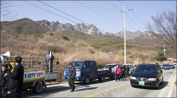 가야산 골프장 예정지(경북 성주군 수륜면 백운리 산 65번지 일원) / 사진.대구환경운동연합