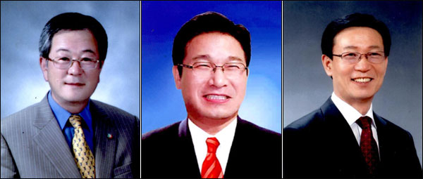 (왼쪽부터) 유영웅. 정만진. 도기호 예비후보 / 사진.대구시선거관리위원회