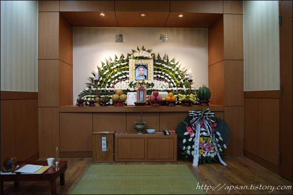 군위삼성병원에 마련된 문수스님 빈소... / 사진. 정수근