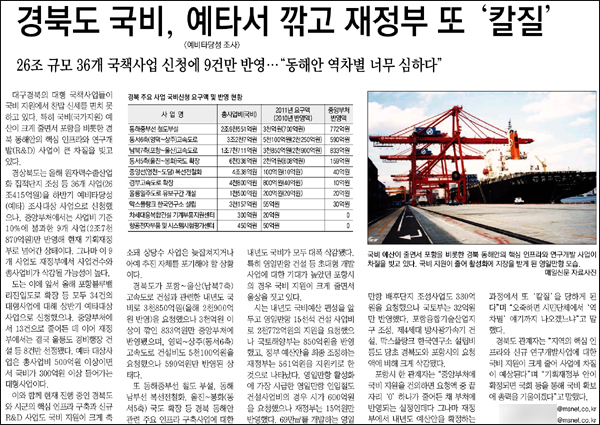 <매일신문> 2010년 9월 15일자 3면