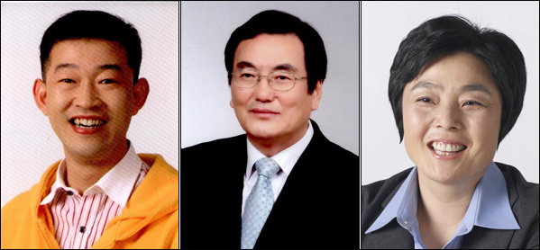 (왼쪽부터) 국민참여당 민부기(39) / 민주당 김찬일(60) / 민주노동당 이미경(44) 후보