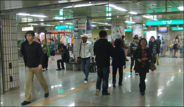 대구지하철 1호선 상인역 / 사진. 평화뉴스 박광일 기자