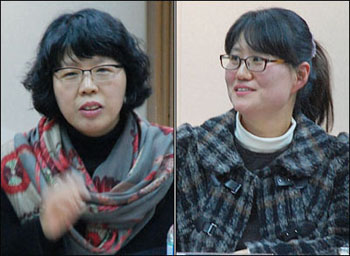 (왼쪽) 김영순 대표 / 정현정 집행위원장