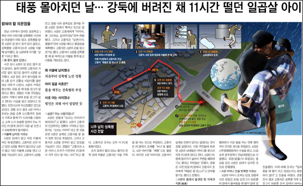 <조선일보> 2012년 9월 1일자 4면(사회)