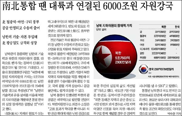 <조선일보> 2014년 1월 2일자 4면(기획)