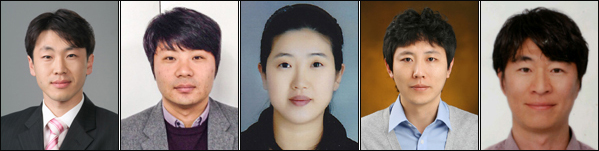 (왼쪽부터) 송영우 / 박석준 / 김나영 / 최일영 / 최성택