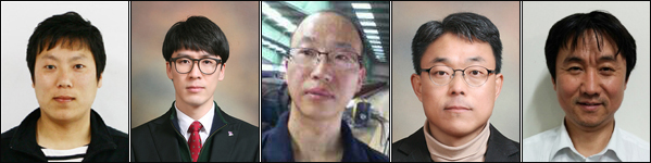 (왼쪽부터) 차호진 / 배종욱 / 차차원 / 이종진 / 김대용