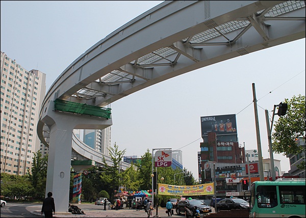 대구도시철도 3호선(2013.5.8.범어동) / 사진. 평화뉴스 김영화 기자