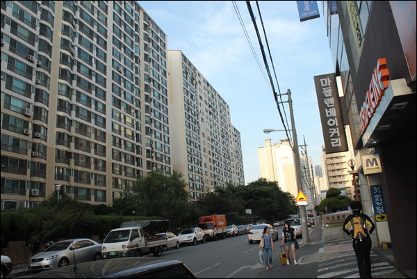 대규모 아파트 단지가 밀집된 수성4가동(2014.5.29) / 사진.평화뉴스 김영화 기자
