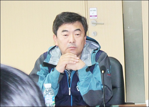 임성열 민주노총대구지역본부장(2014.11.6) / 사진. 평화뉴스 김영화 기자