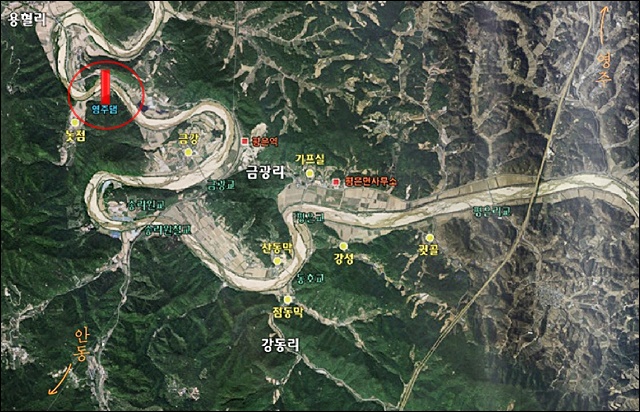 영주다목적댐 계획도 / 자료.한국수자원공사 영주댐사업단