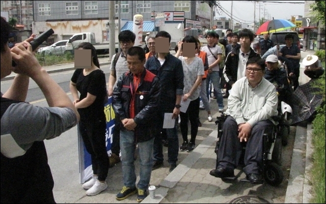 경찰의 철저한 수사를 촉구하는 시민들(2016.5.9) / 사진.평화뉴스 김지연 수습기자