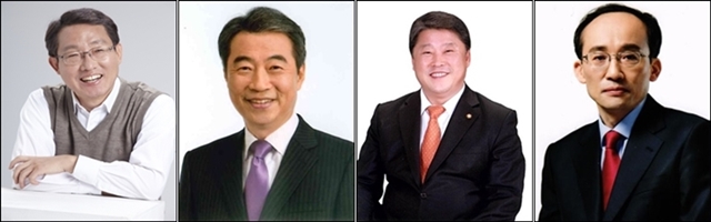 (왼쪽부터) 새누리 김상훈·정종섭·조원진·추경호 / 사진 출처.중앙선관위 홈페이지