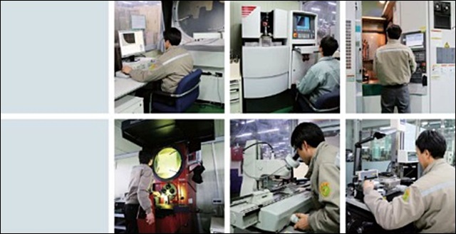 (주)한국OSG 홈페이지에 나와 있는 노동자들의 모습