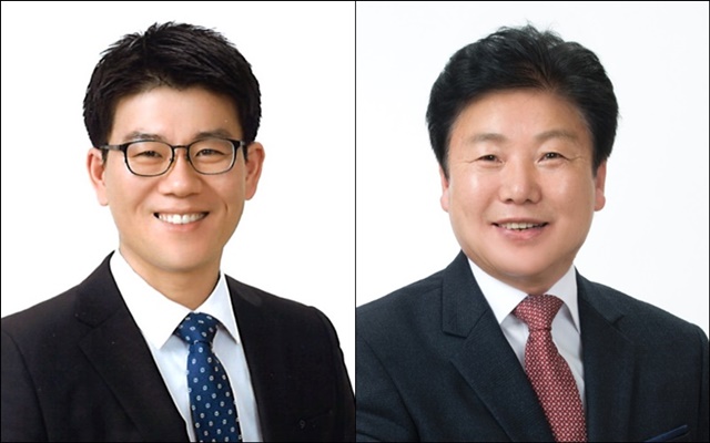 (왼쪽부터) 더불어민주당 이강태(42) 후보, 자유한국당 이병환(59) 후보 / 사진. 중앙선거관리위원회