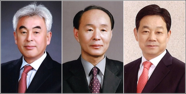 (왼쪽부터) 무소속 배기순.오근화.전화식 후보 / 사진. 중앙선거관리위원회