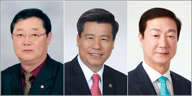 (왼쪽부터) 민주당 노상석, 한국당 류규하, 바른미래당 임인환 후보 / 사진. 중앙선관위