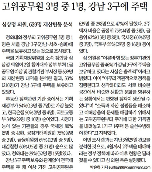 <경향신문> 2018년 10월 3일자 15면(경제)