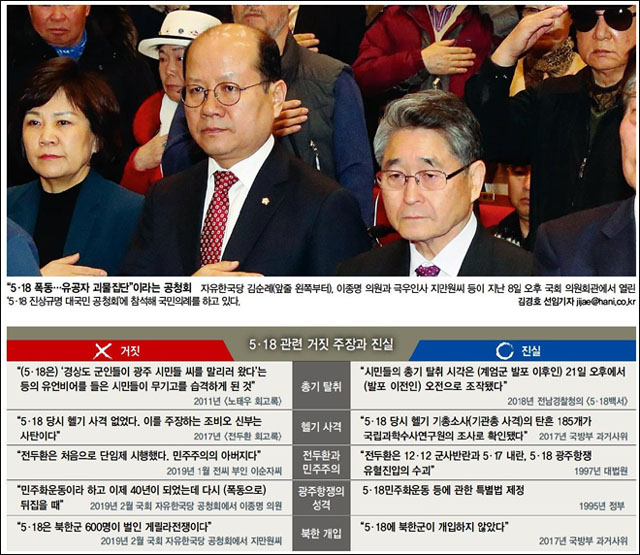 <한겨레> 2019년 2월 11일자 3면(정치)