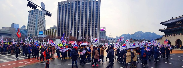 대한민국바로세우기 국민운동본부의 광화문 집회는 수년째 열리고 있다 / 사진.국본 공식 페이스북