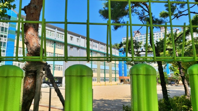대구 수성구 한 초등학교(2022.9.7) / 사진.평화뉴스 김영화 기자
