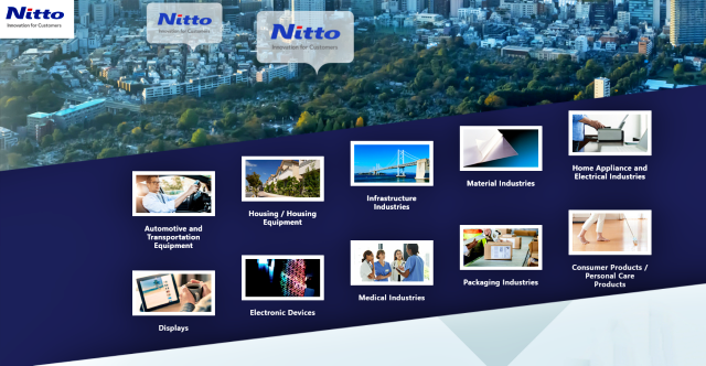 LCD 편광필름 등을 생산하는 기업 / 사진.닛토 그룹 홈페이지