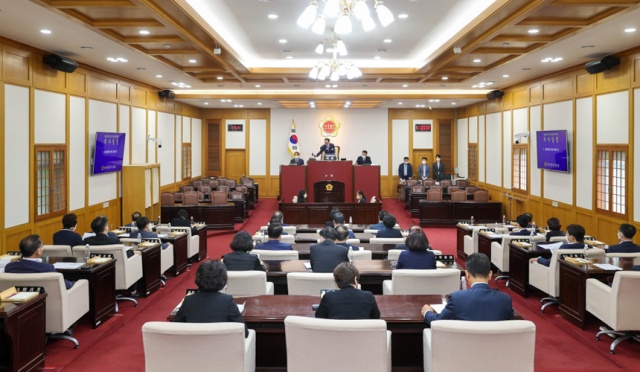 대구시의회 본회의장 / 사진.대구시의회