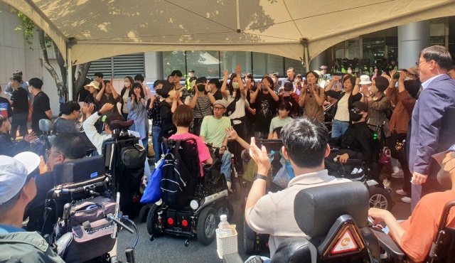 대구 달성군청 청사 옆 천막 농성장(2023.5.31) /사진. 평화뉴스 정준민 수습기자