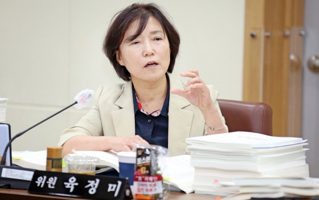 육정미 대구시의원이 발언하고 있다. (2023.7.27) / 사진. 대구시의회