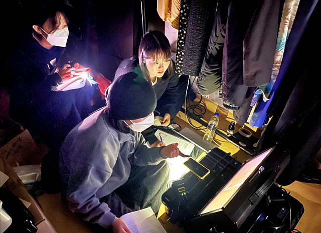 '대구영화학교' 4기 졸업생들의 영화 촬영하는 현장 / 사진.대구영상미디어센터