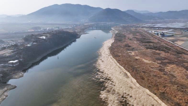 경북 고령군 개진면을 따라 흐르는 낙동강 / 사진. 대구환경운동연합