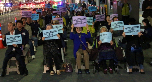 '10월항쟁 진상규명·명예회복 대구경북시도민대회' (2023.10.6. 대구 동성로) / 사진. 평화뉴스 정준민 기자