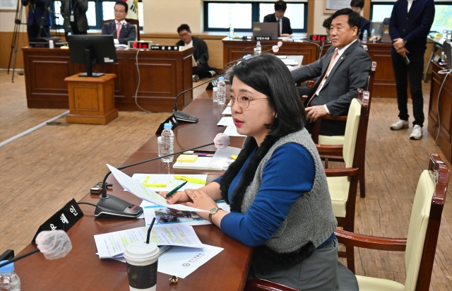 대구경찰청 국정감사에서 질의하는 용혜인 국회의원(2023.10.23) / 사진.평화뉴스 정준민 기자