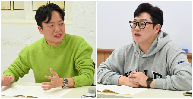 (왼쪽부터) 조재현·김명섭 독자위원(2023.10.24) / 사진. 평화뉴스 정준민 기자