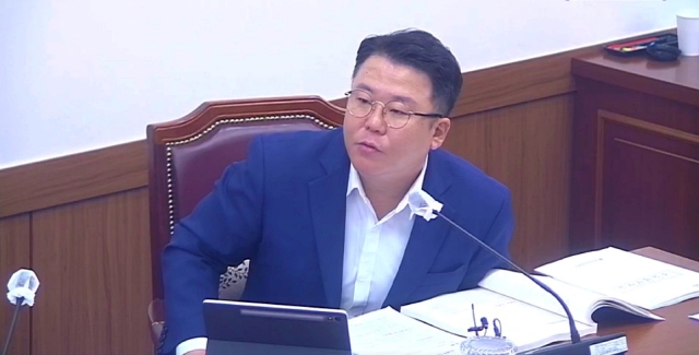 김태우 대구시의원이 보조금 부정수급에 대해 질의했다. (2023.11.7) / 사진.대구시의회