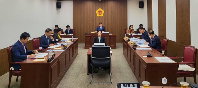 대구시의회 기획행정위원회 행정사무감사(2023.11.8. 대구시의회) / 사진. 평화뉴스 정준민 기자