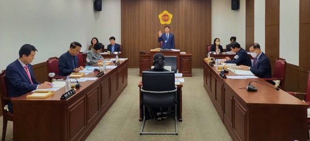 대구시의회 기획행정위원회 행정사무감사 (2023.11.9.) / 사진. 평화뉴스 정준민 기자