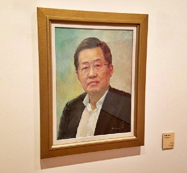 노중기 'A Portrait 2023(유화.2023년 작품)' 홍준표 대구시장 초상화 / 사진.트위터