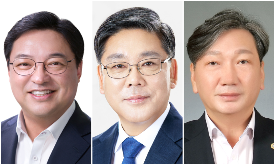 (왼쪽부터) 민주당 허소 대구 중구·남구 예비후보, 권택흥 달서구갑 예비후보, 무소속 박경철 수성구을 예비후보 / 사진.중앙선거관리위원회 예비후보자 명부