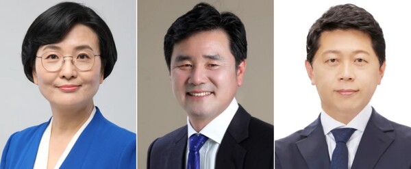 왼쪽부터) 임미애, 조원희, 서재헌 / 사진.민주당