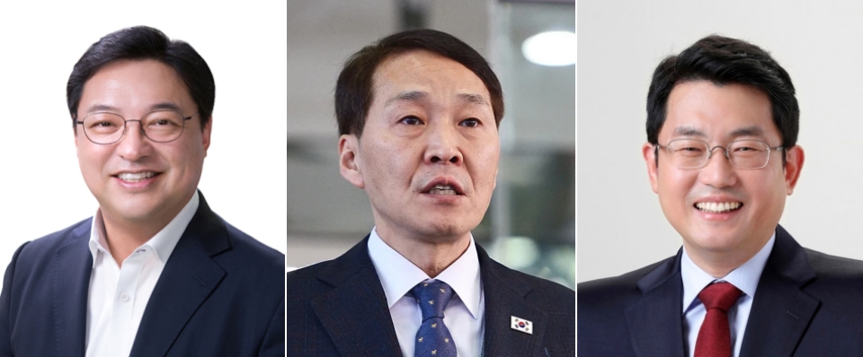 (왼쪽부터)대구 중구.남구 민주당 허소, 국민의힘 김기웅, 무소속 도태우 제22대 국회의원 후보 / 사진 출처.각 후보 SNS