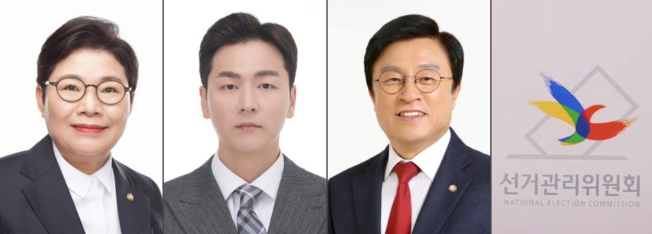 (왼쪽부터)상주.문경 국민의힘 임이자, 의성.청송.영덕.울진 무소속 심태성, 국민의힘 박형수 후보 / 사진.중앙선관위
