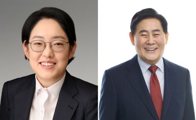 (왼쪽부터)국민의힘 조지연, 무소속 최경환 /사진.중앙선관위
