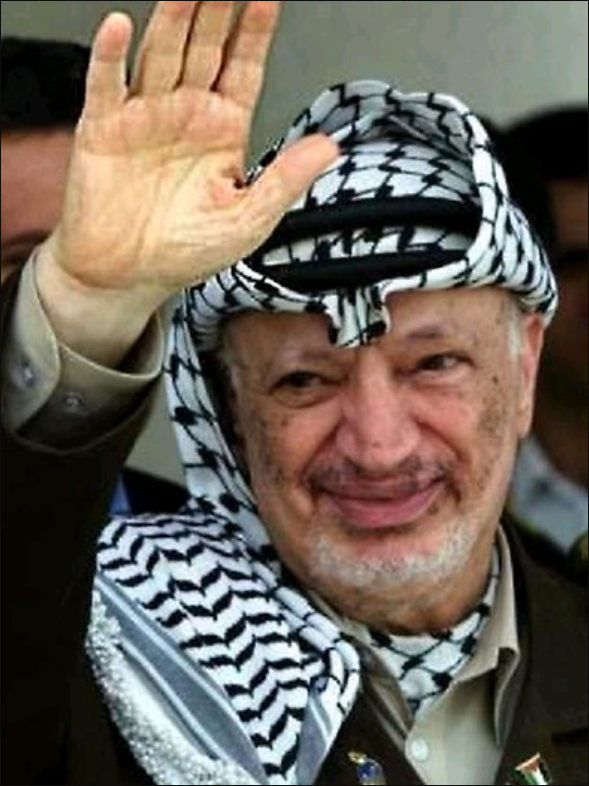 1994년 노벨평화상 수상자인 야세르 아라파트 팔레스타인(PLO) 전 의장  / 사진 출처. 위키피디아 공용 문서