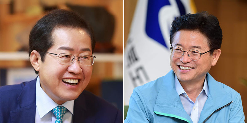 홍준표 대구시장, 이철우 경북도지사 / 사진 출처. 홍준표·이철우 페이스북