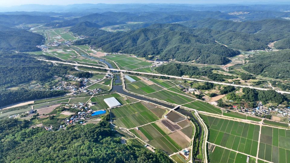 소형원전 예정 부지인 대구시 군위군 소보면 일대 / 사진.대구환경운동연합 
