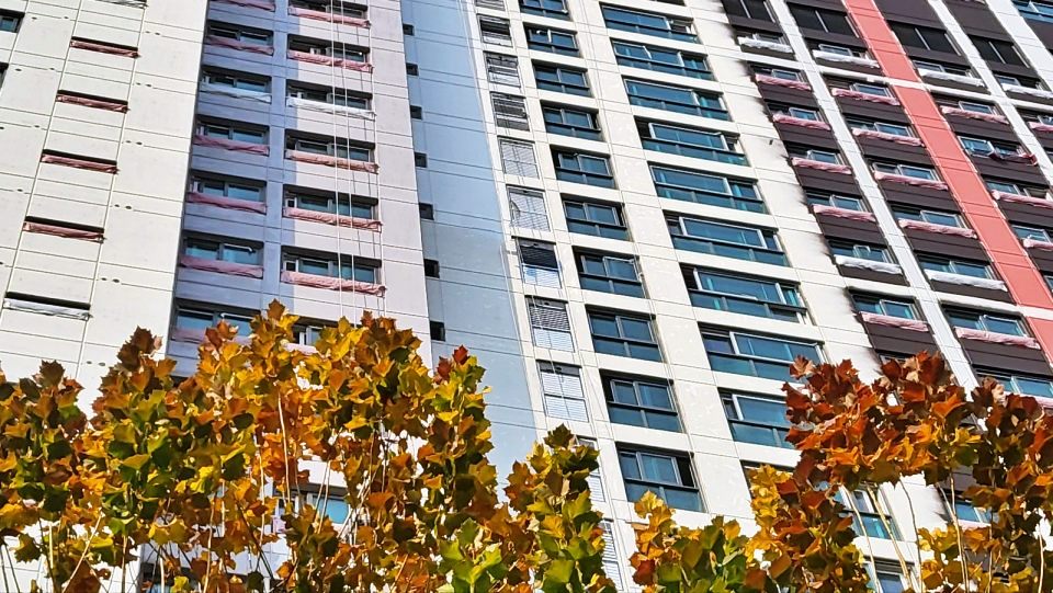 대구 중구 동인동2가 한 신축 아파트 공사 현장(2023.11.23)  / 사진.평화뉴스 김영화 기자 